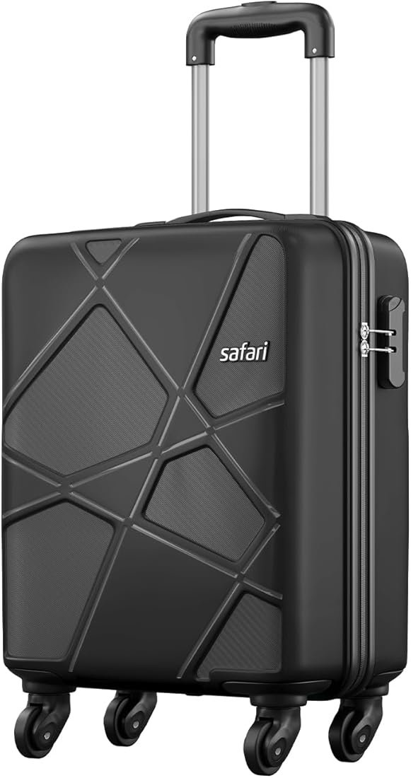 Safari Polypropylene (Pp) Pentagon Hardside Small Size Cabin Luggage
