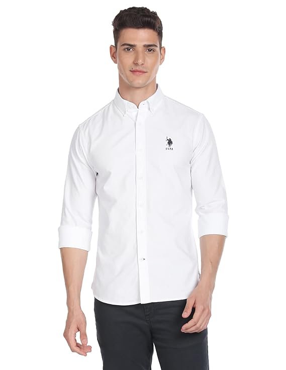 U.S. POLO ASSN. Cotton Men's Slim Fit Casual Style Shirt